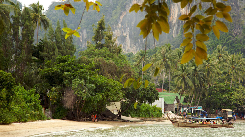 Rock-climbing at Railay Beach