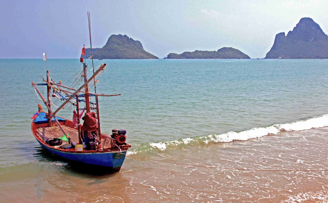 Thai fishing boat, Prachuap Bay