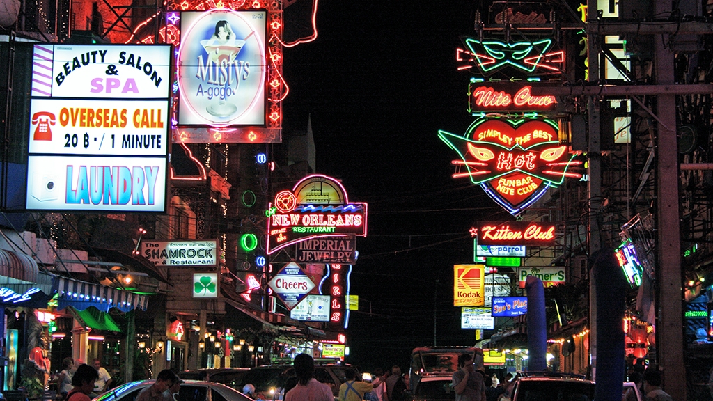 Neon nights, Pattaya, Thailand Copyright John Borthwick